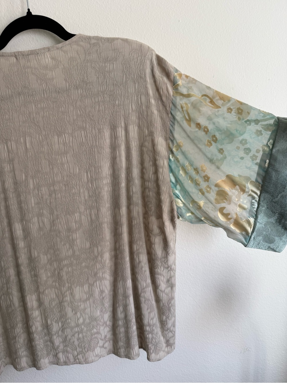 Spencer Alexis Patchwork Floral Kimono Cardigan Size S - Picture 6 of 7